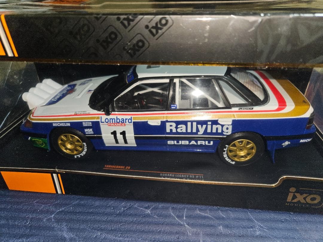 イクソモデル スバル レガシィ RS 1991年RACラリー Berglund