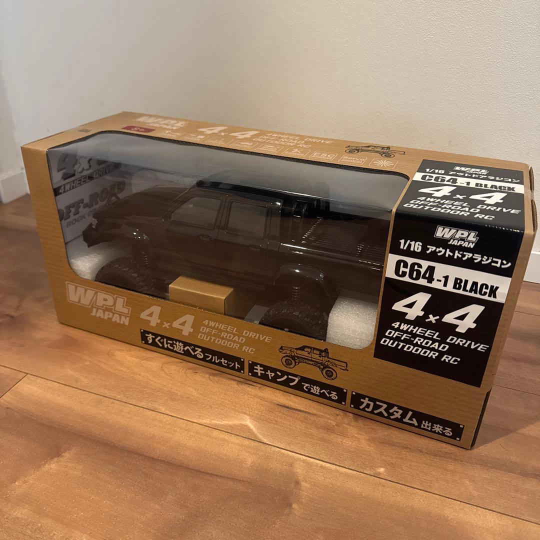 WPL C64-1 1/16 ブラック 4WD オフロードRC