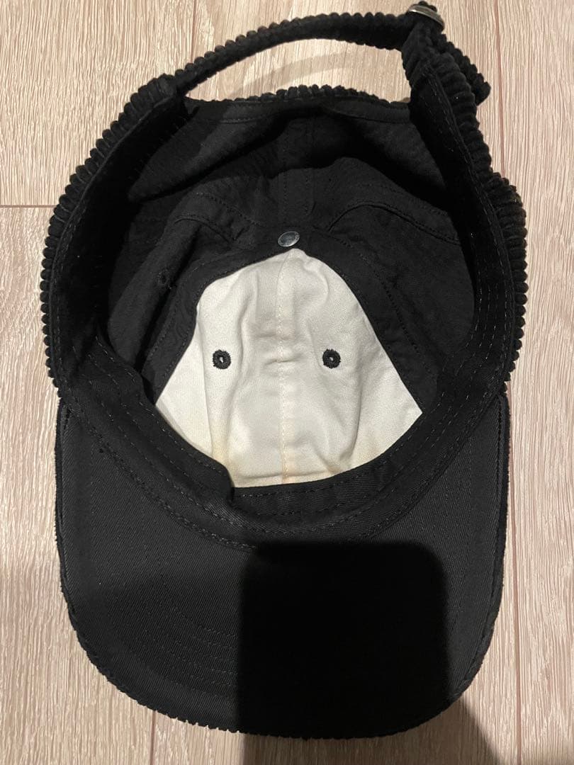 Supreme コーデュロイ ブラックキャップ　ボックスロゴ