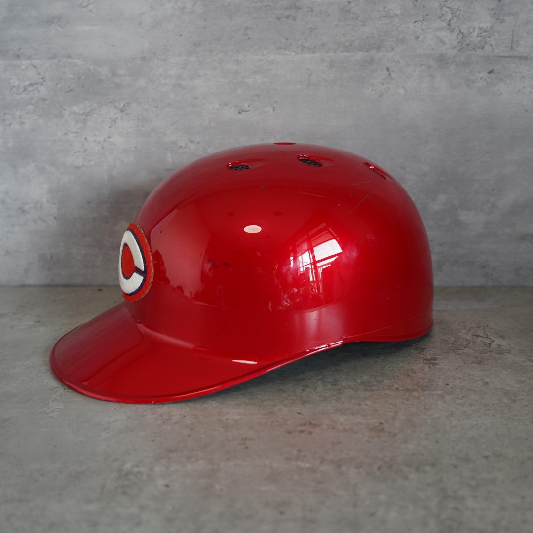 広島カープ　コーチ支給品　ヘルメット　プロコレ　プロモデル　ミズノ