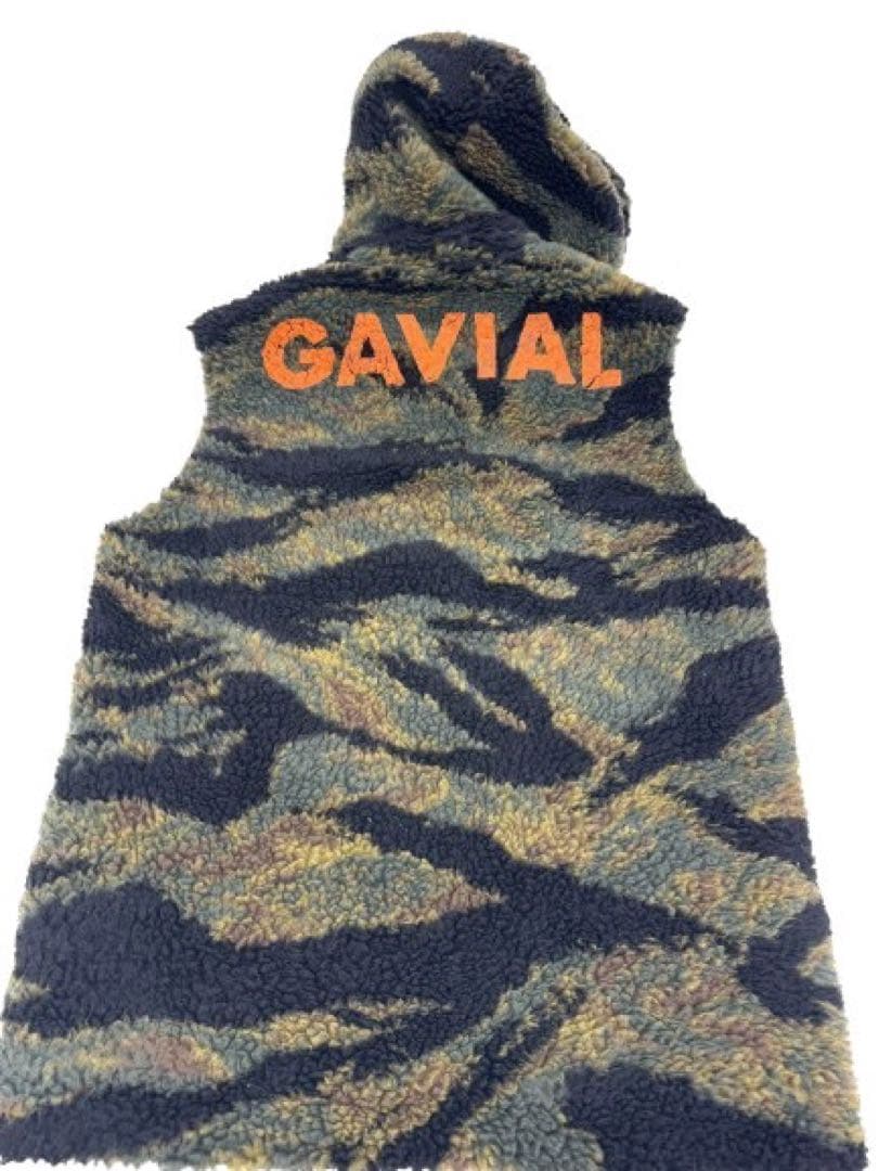 GAVIAL 迷彩フード付きベスト