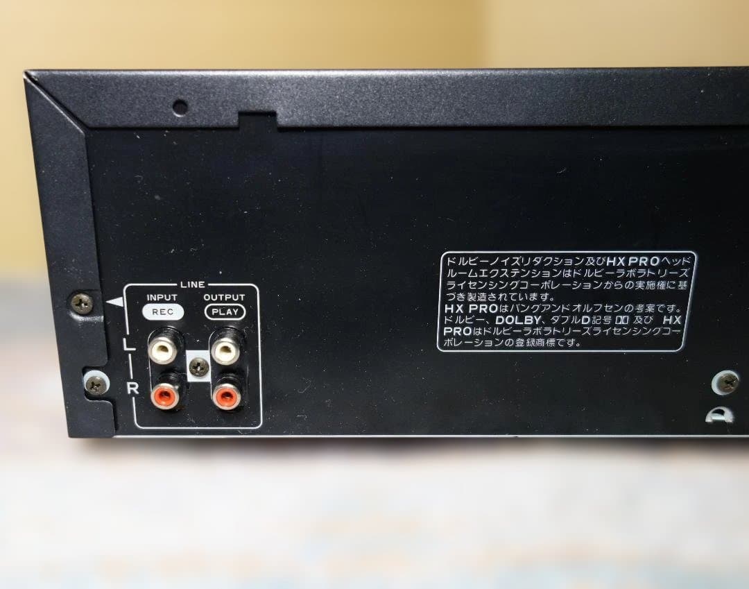 【動作品】パイオニア T-W01AR カセットデッキ【リモコン取説付】