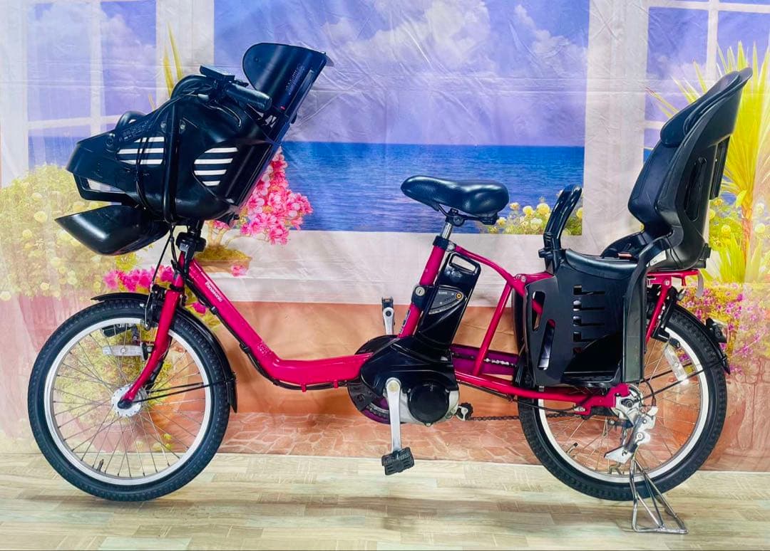 人気モデル！ギュット⭐️12AHパナソニック子供乗せ電動アシスト自転車Y3250