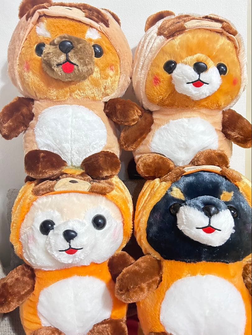 豆しば三兄弟 ぽてぐるみタヌキ ビック