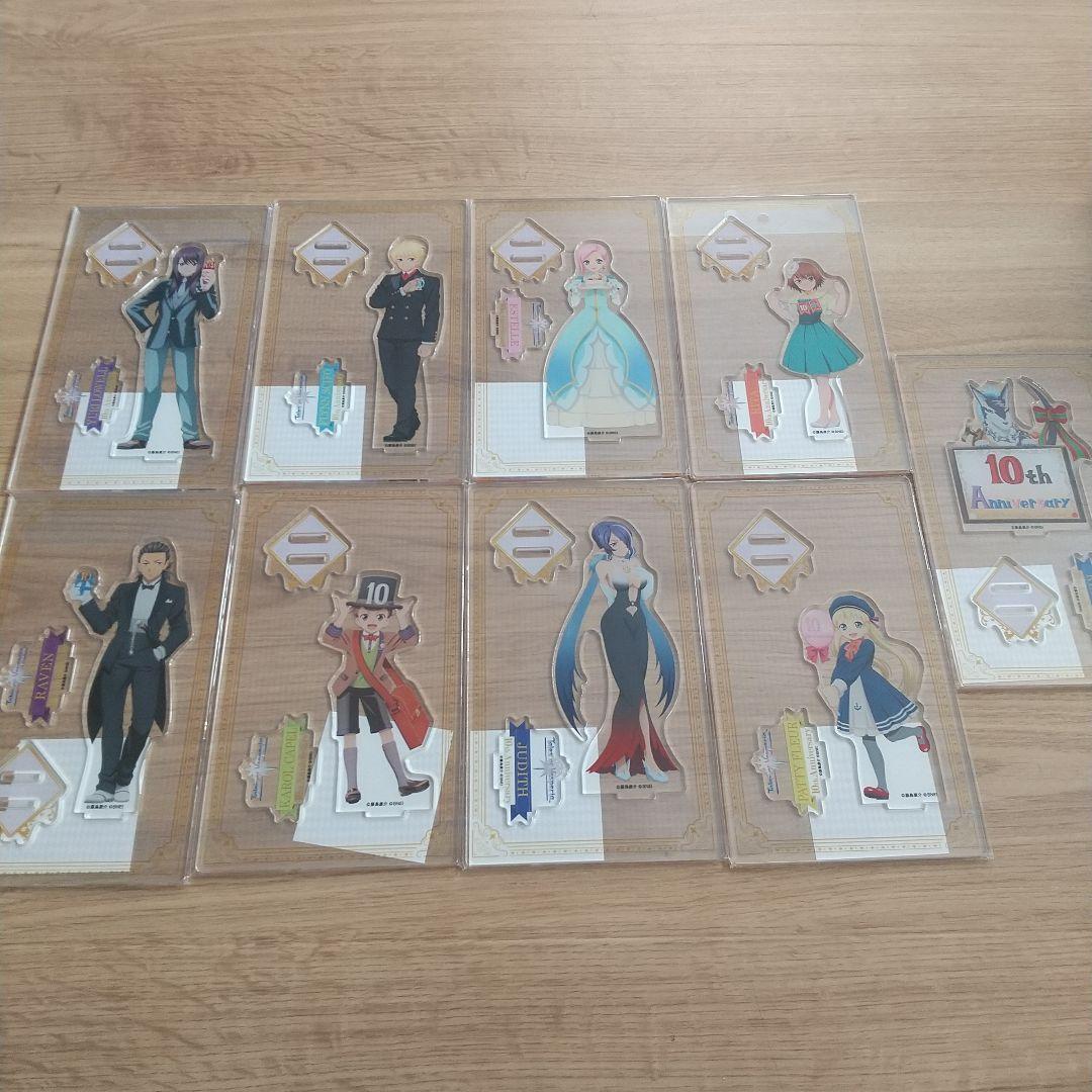 テイルズ オブ ヴェスペリア アクリルスタンド 未開封 9個セット