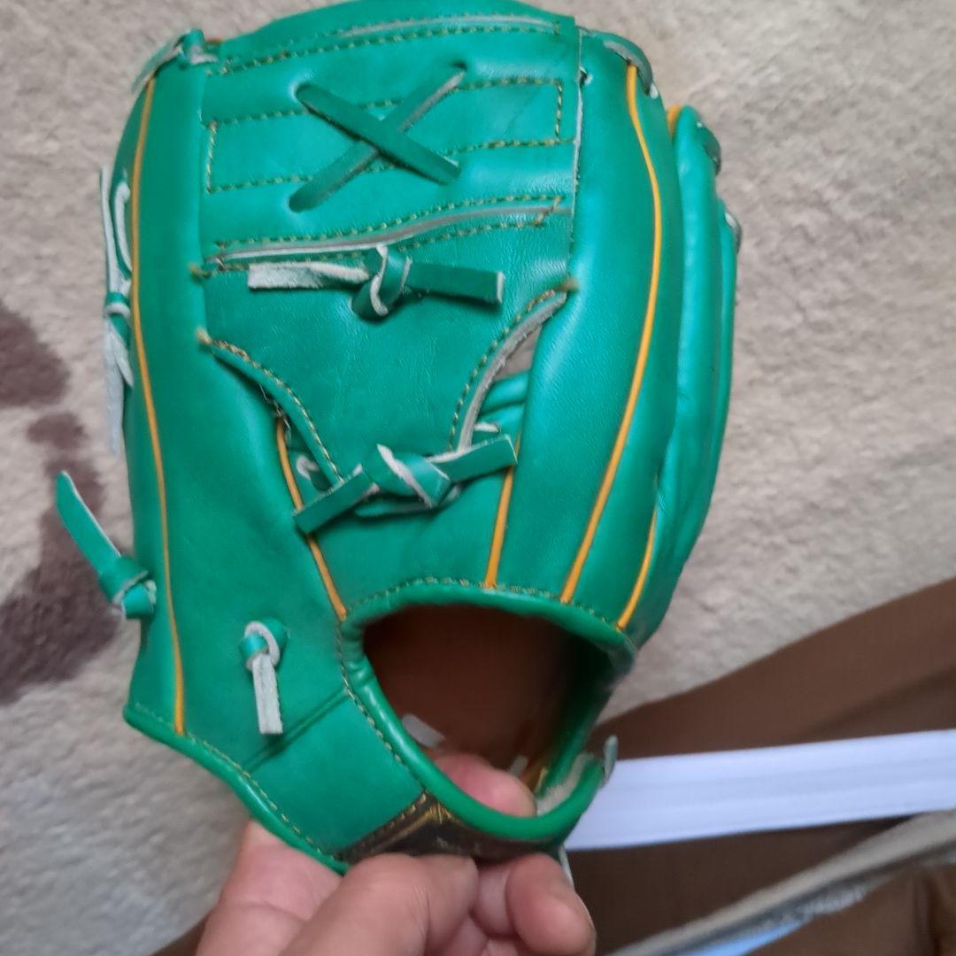 確認用グローブ　緑色