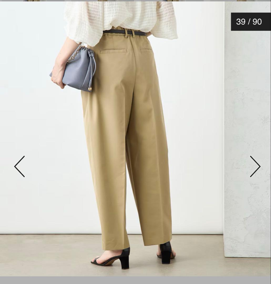 トラント⭐︎NOLLEY'S sophi ベージュワイドパンツ飯豊まりえさん