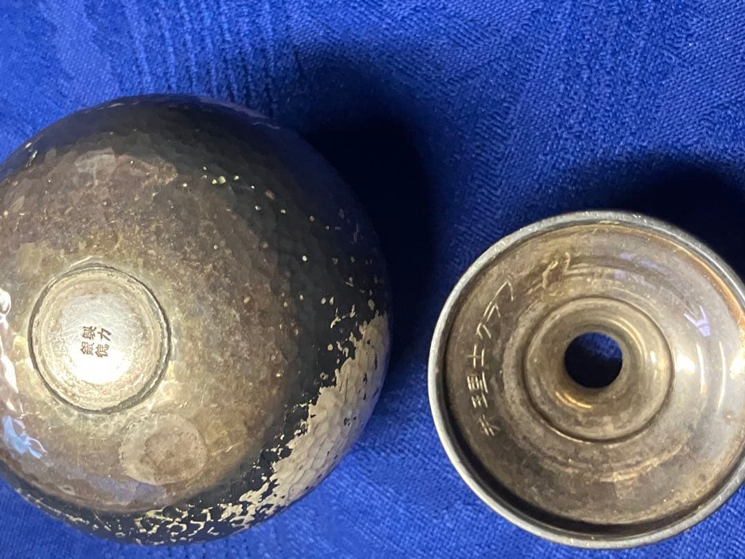 花*様 KDK ハンマードワイングラス 2個セット　ジャンク2個付き