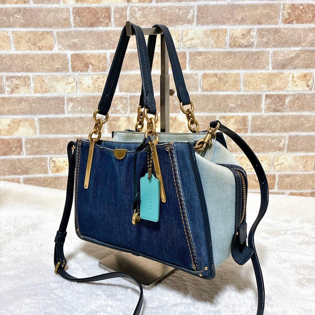 COACH コーチ　ドリーマー　ハンドバッグ　ショルダー　2way デニム