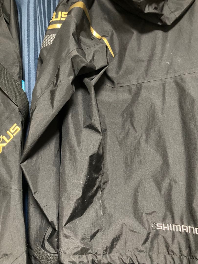 シマノ ネクサスDSタフレインスーツ RA-124S Lサイズ　ブラック