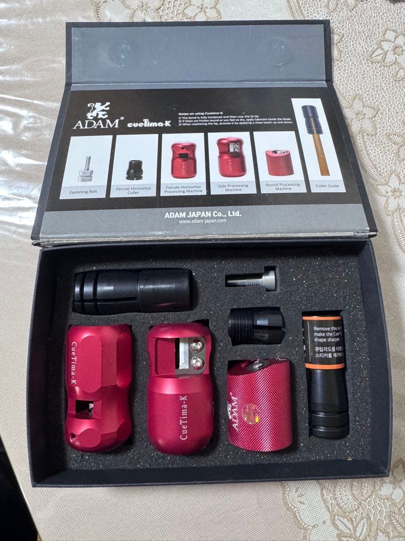 ADAM cueTime K レッド 全6点セット