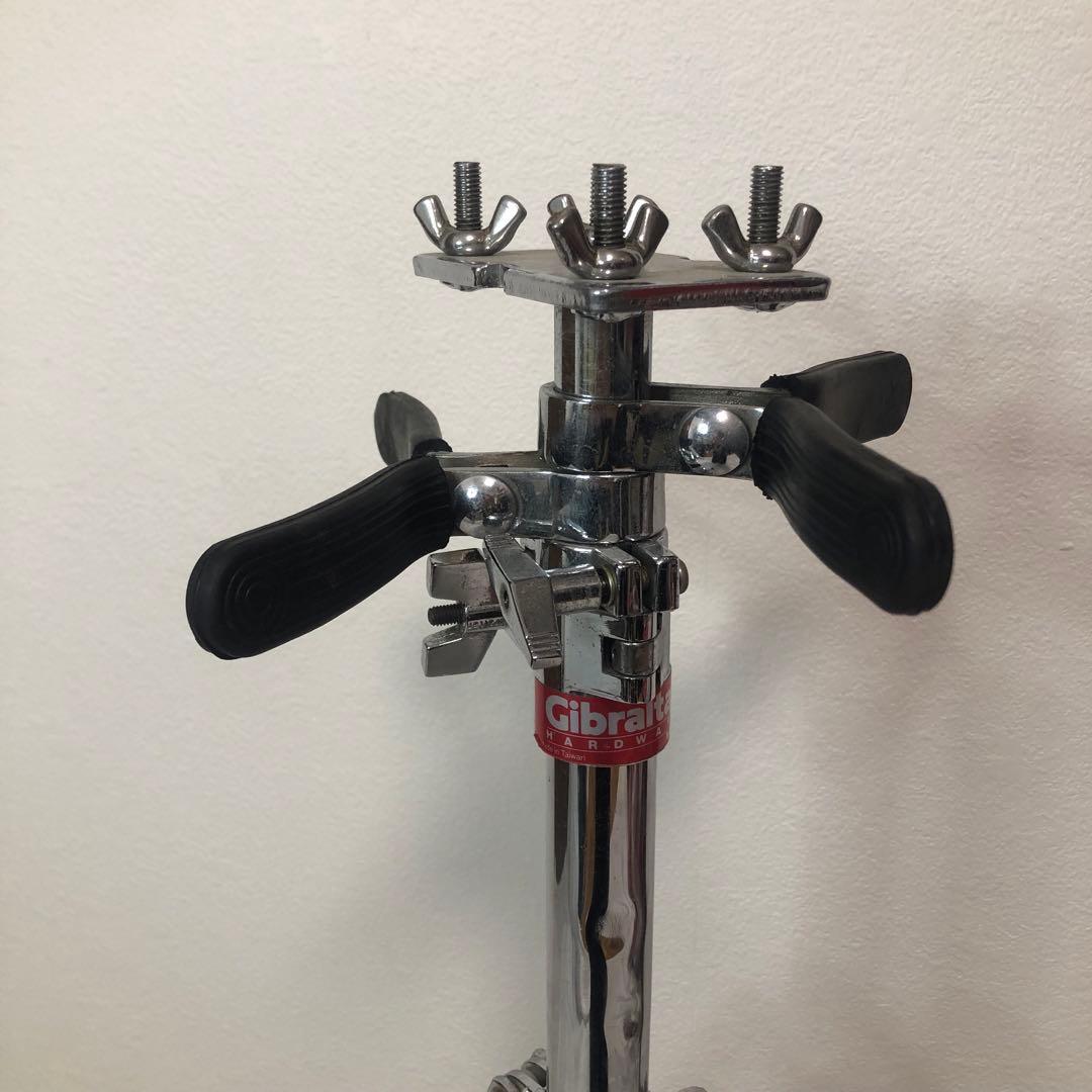 送料込★良品★GIBRALTAR コンガスタンド 三脚タイプ ダブルスタンド