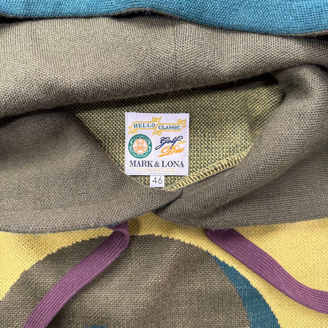 マークアンドロナ　セーター　パーカー　黄色