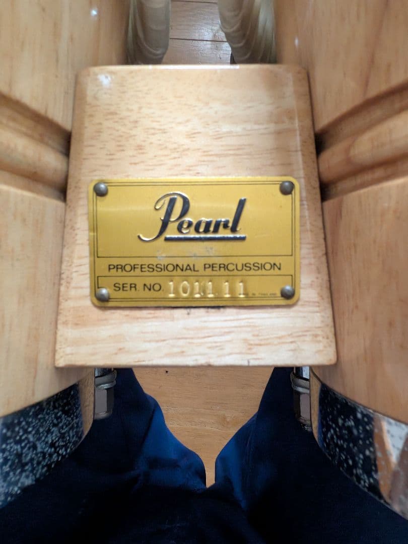 Pearl　REMO NUSKYN ボンゴ スタンド付き