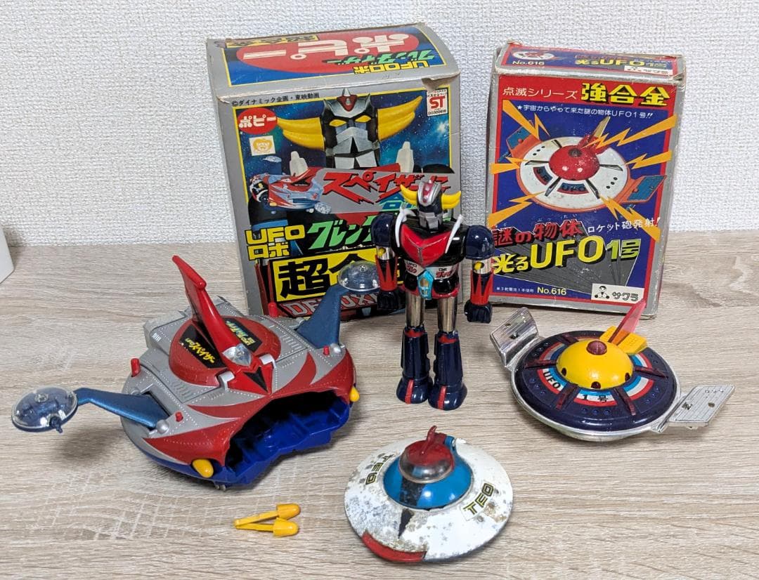 グレンダイザー ポピー超合金 GA-37, PA-60 & シャトル