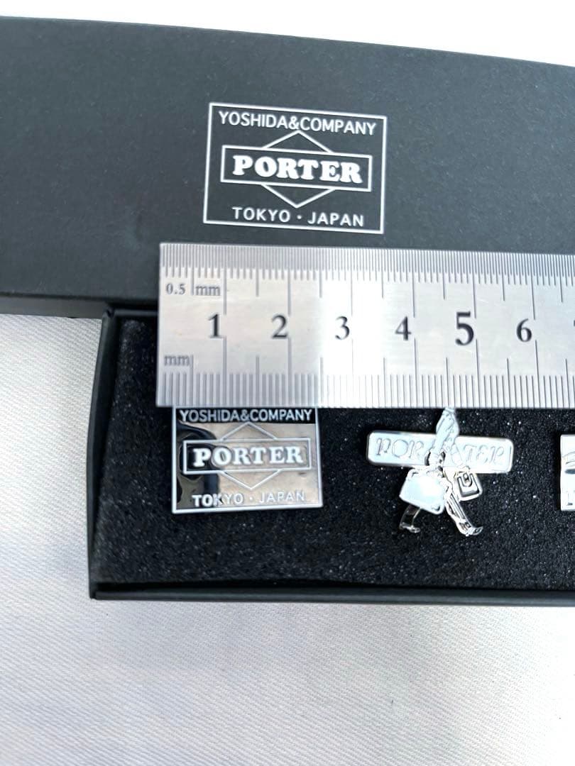 未使用　PORTER ラゲッジレーベル　ピン バッジ　セット　非売品