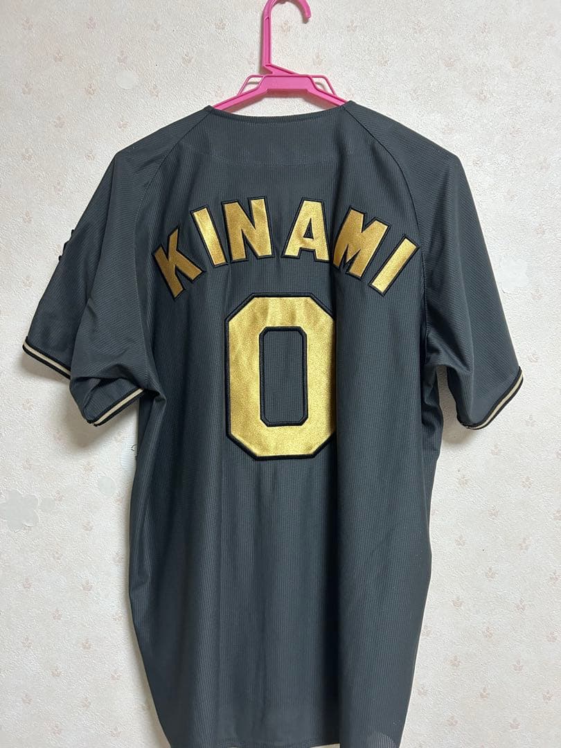 阪神タイガース 木浪聖也選手　ブラックダイナマイトユニホーム Lサイズグッズ付き