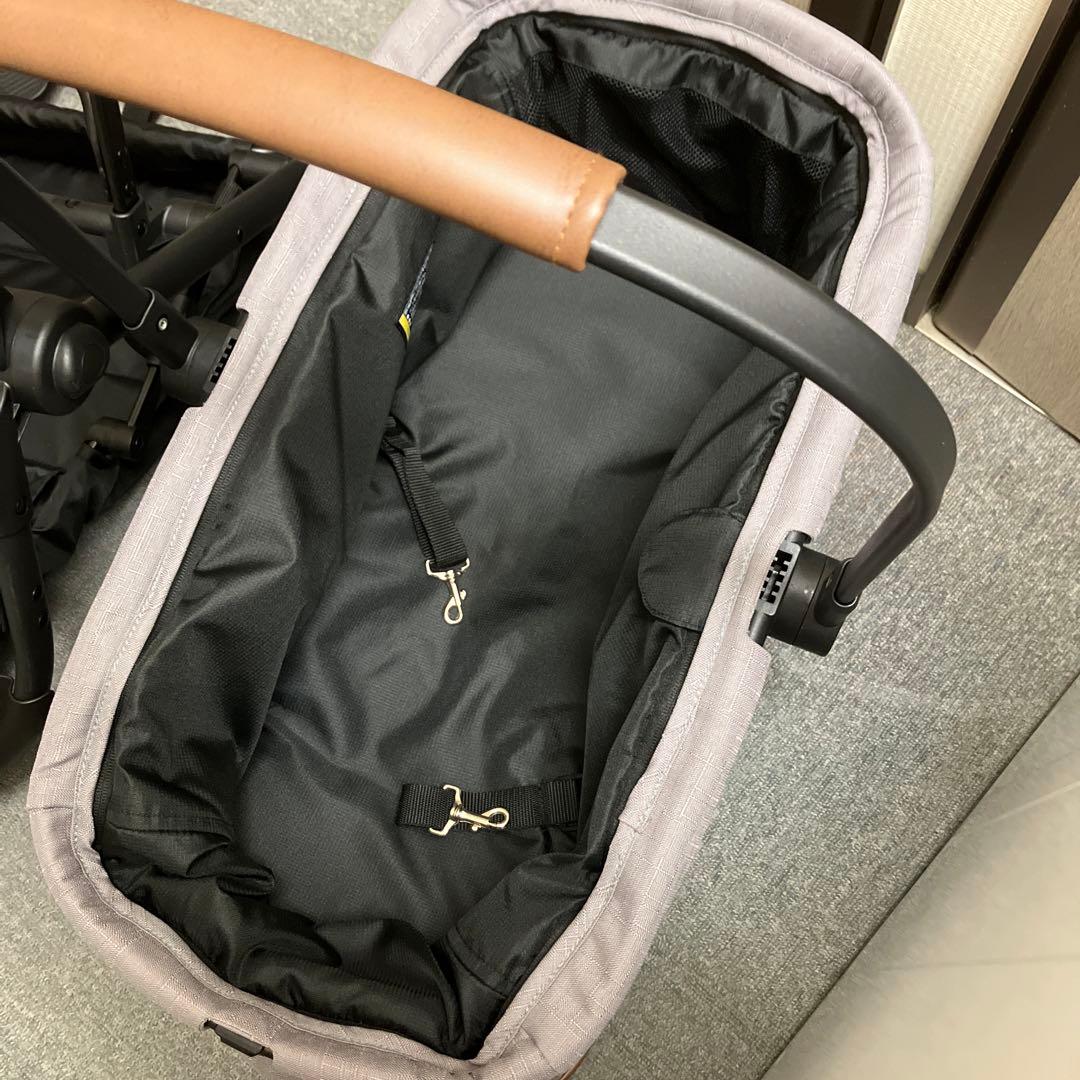 【美品】コンビ コムペット ルルテイル キャリー グレー　カート