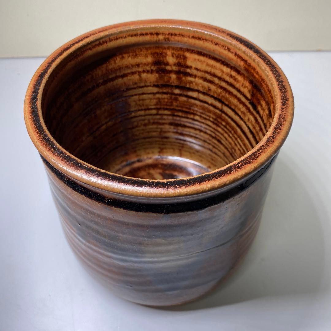 【茶道具】加藤光右衛門造　瀬戸水指（共箱）