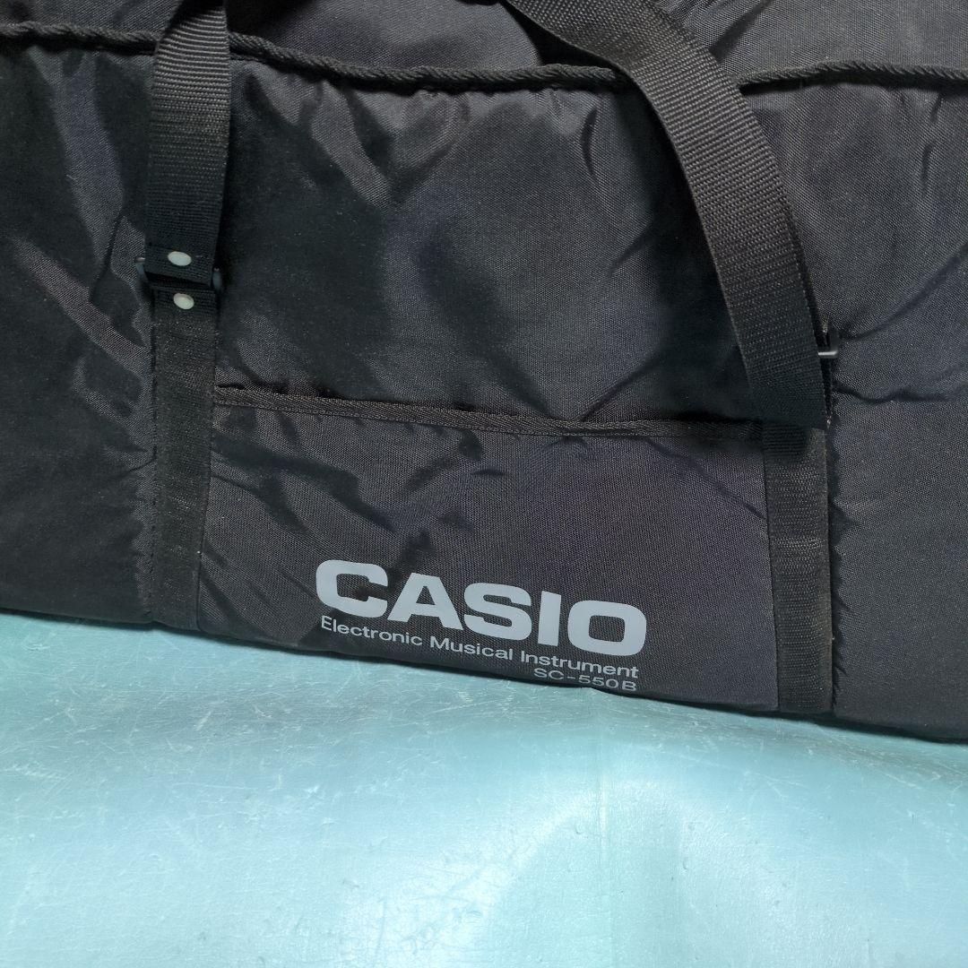 CASIO LK-100 61鍵盤電子キーボード 別売り持ち運べるケース付き