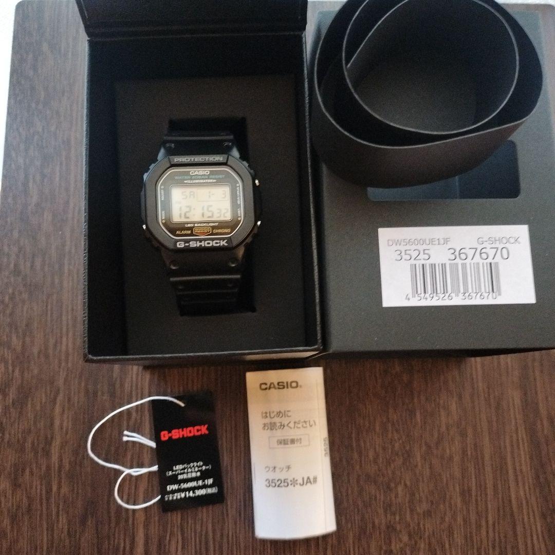 G-SHOCK DW5600UE-1JF（タグなど一式付属）ブラック
