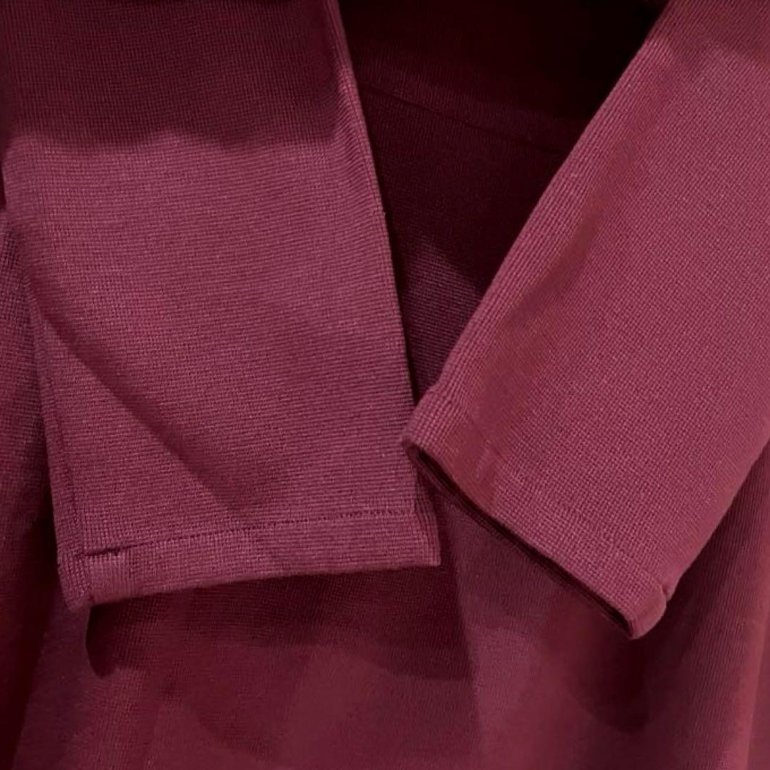 【美品】kay me カシュクール 13号 膝丈ワンピース 日本製 ワッフル