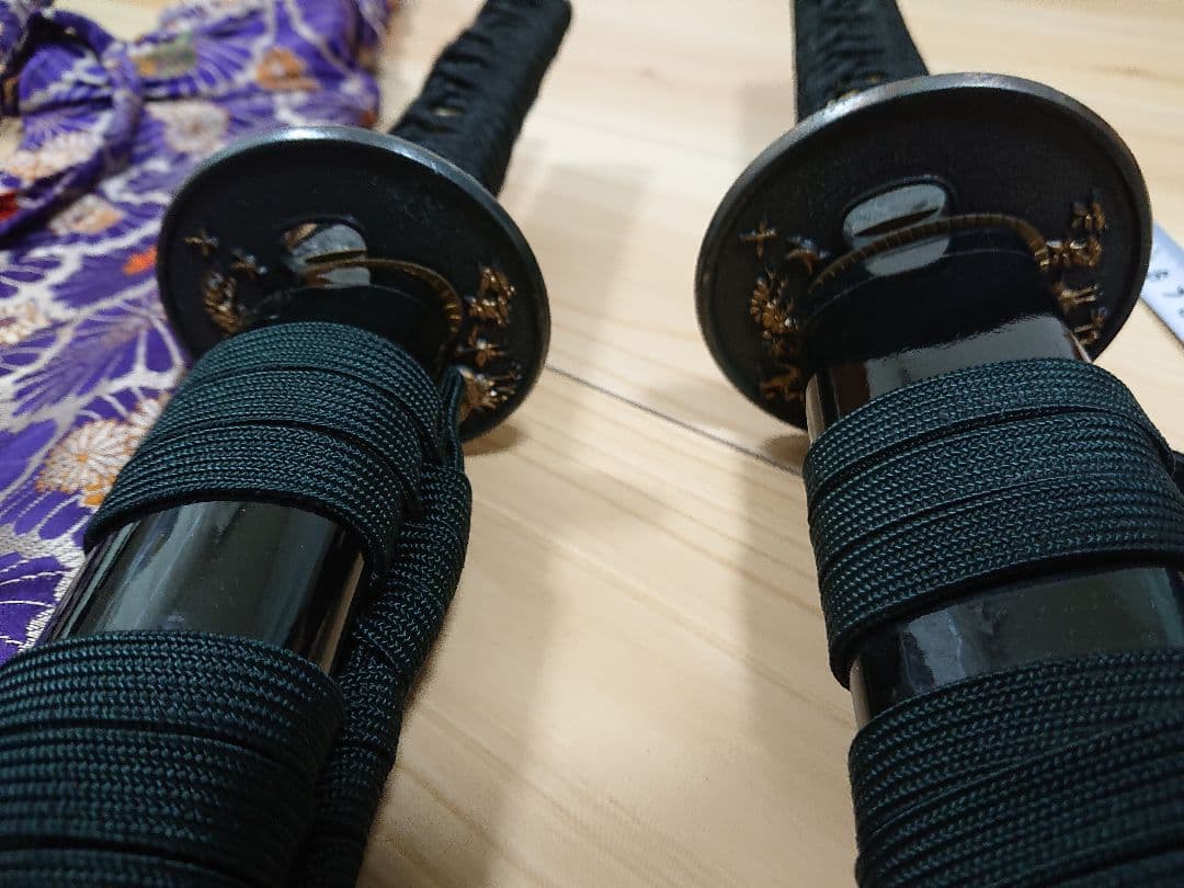 模造刀 大刀、小刀 の2本 袋付き