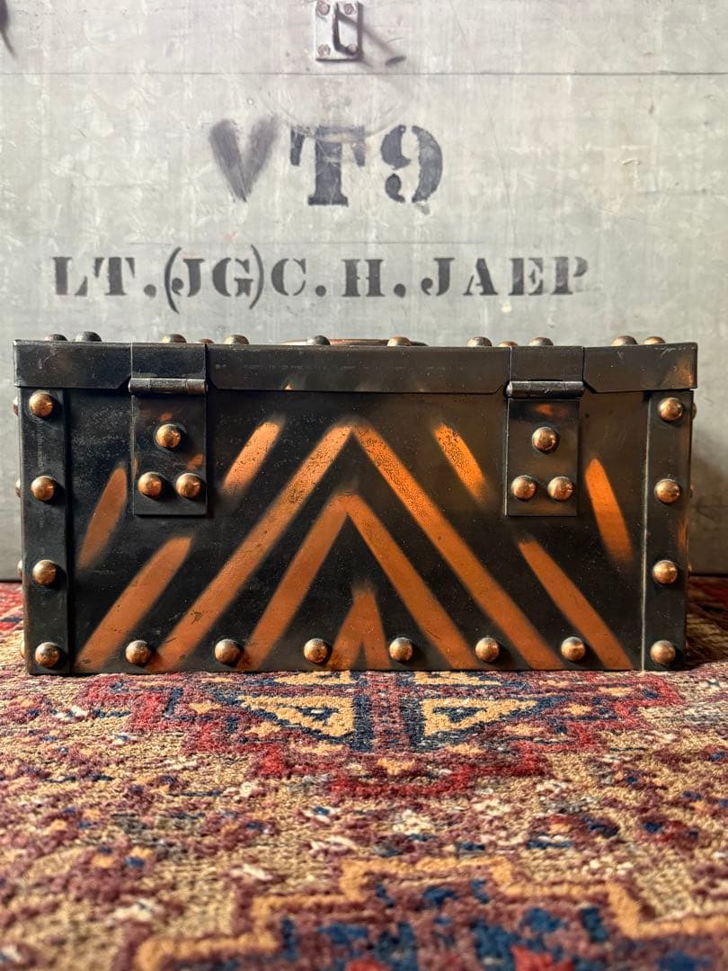 アンティーク雑貨 ERIE ART L CO JAPANNED BOX