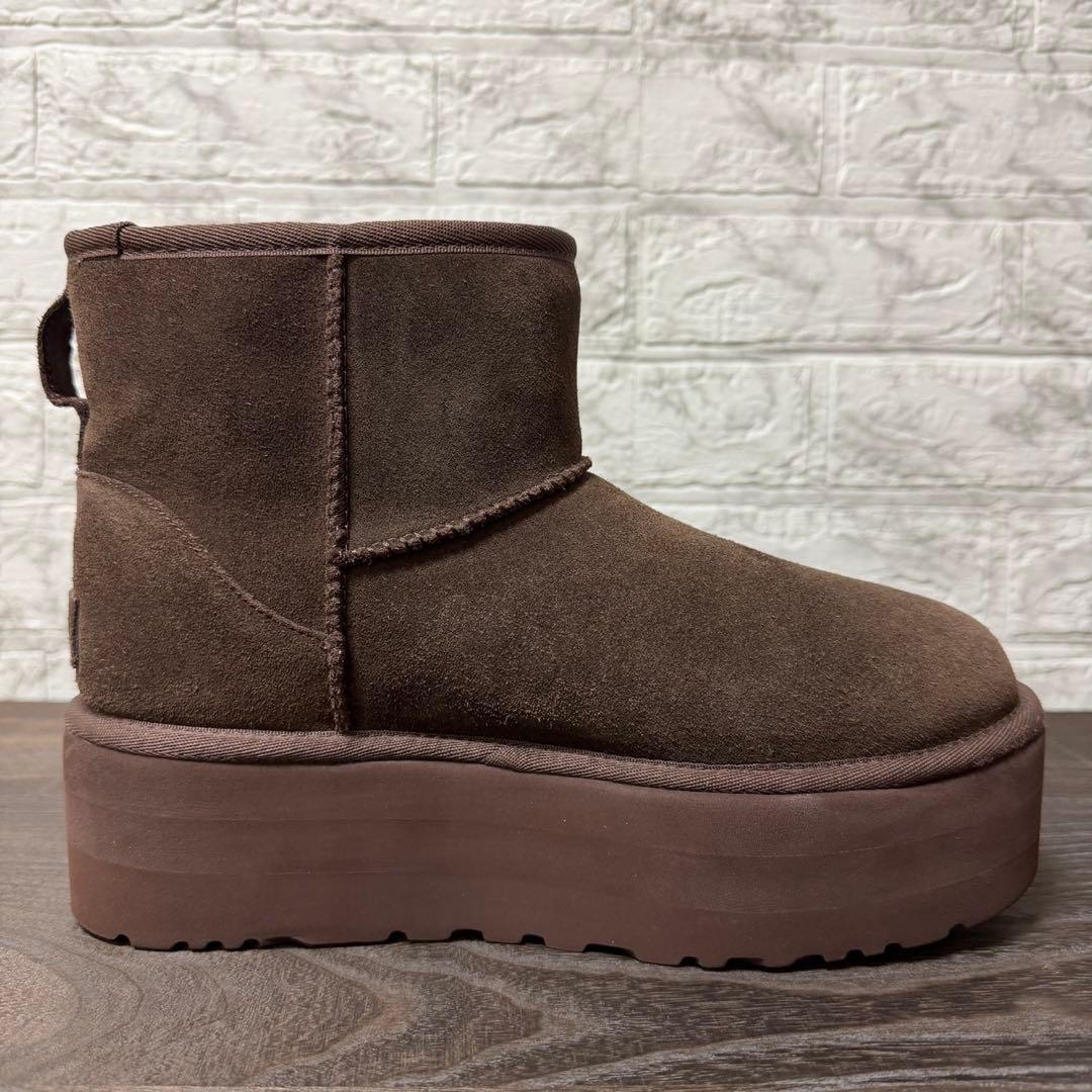 UGG クラシックミニ プラットフォーム ブラウン 25cm