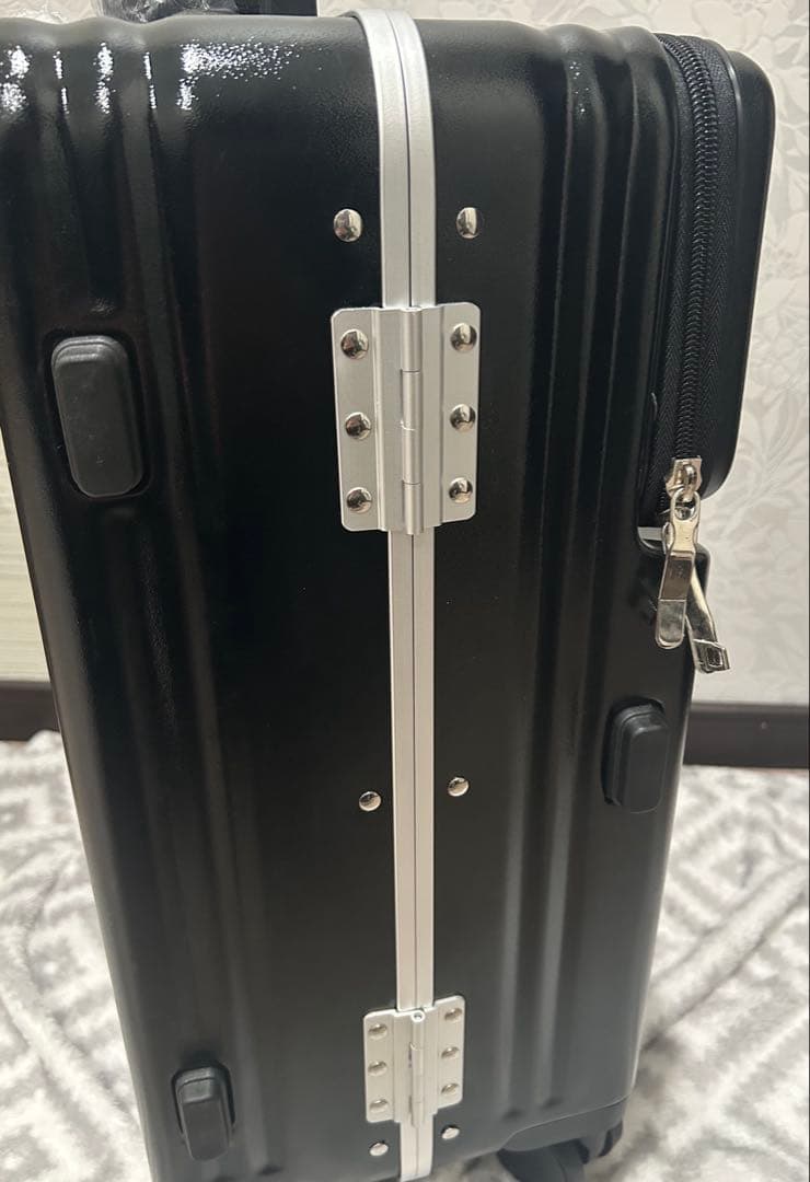 Ashard スーツケース アルミフレーム Sサイズ 42L ブラック 超軽量