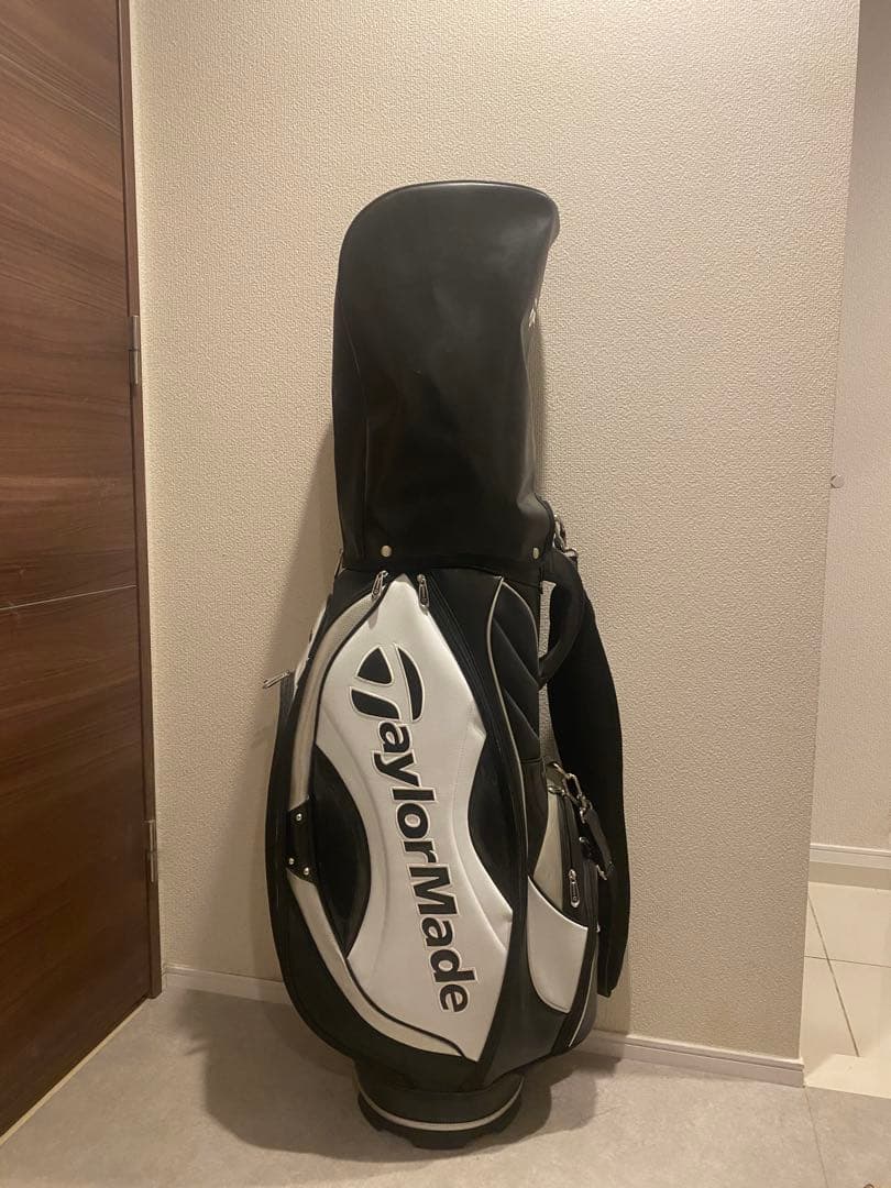 TaylorMade ゴルフキャディバッグ ブラック/ホワイト