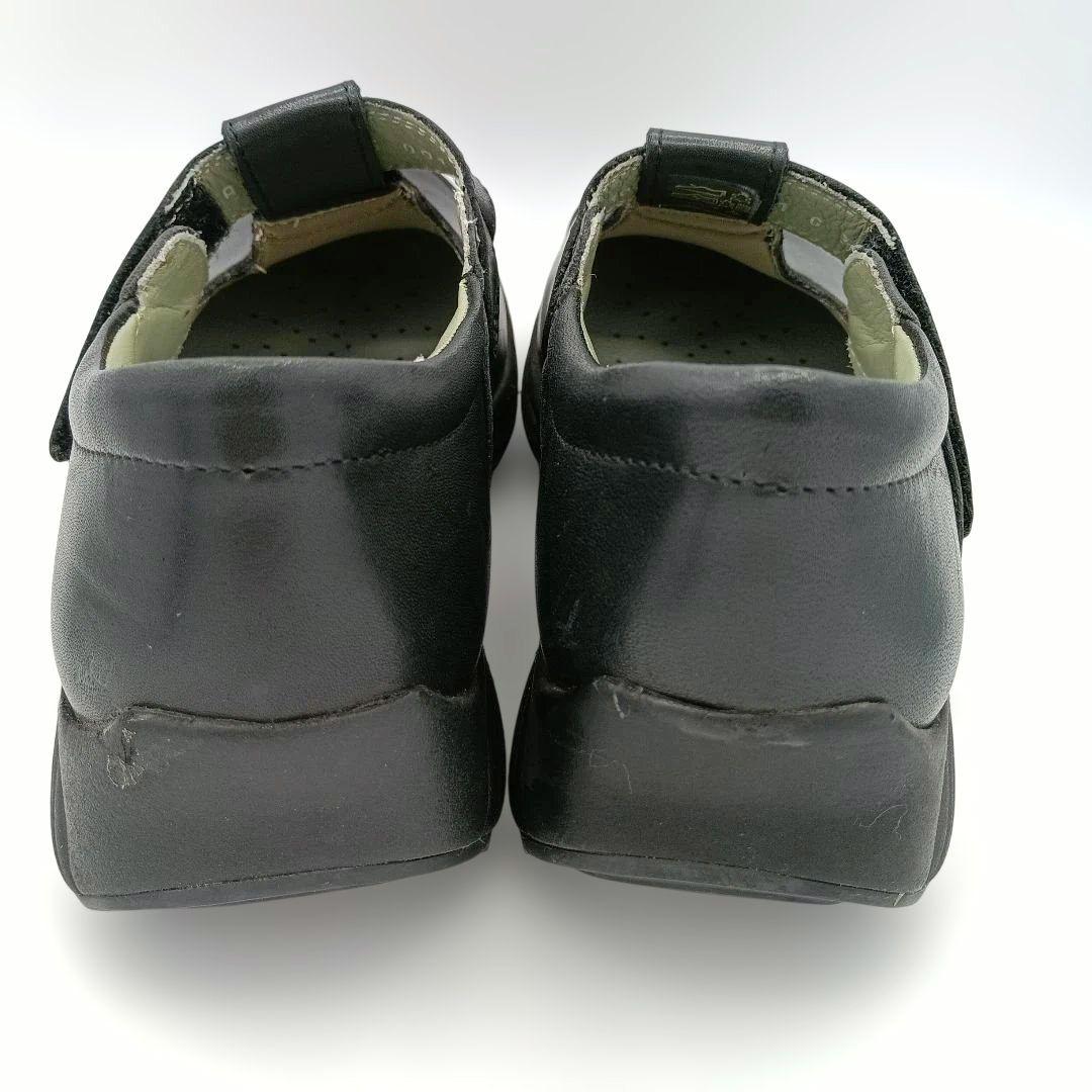 人気モデル【NOSAKA】ストレッチウォーカー アリエル ティーストラップ 黒