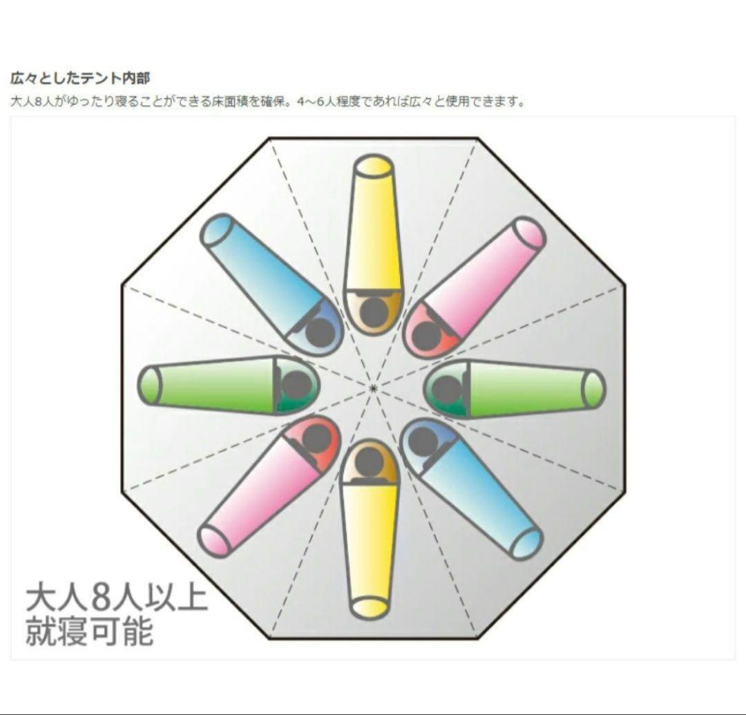 DOD ビックワンポールテント 8人用　グランドシート 追加ポール　ワンポールL