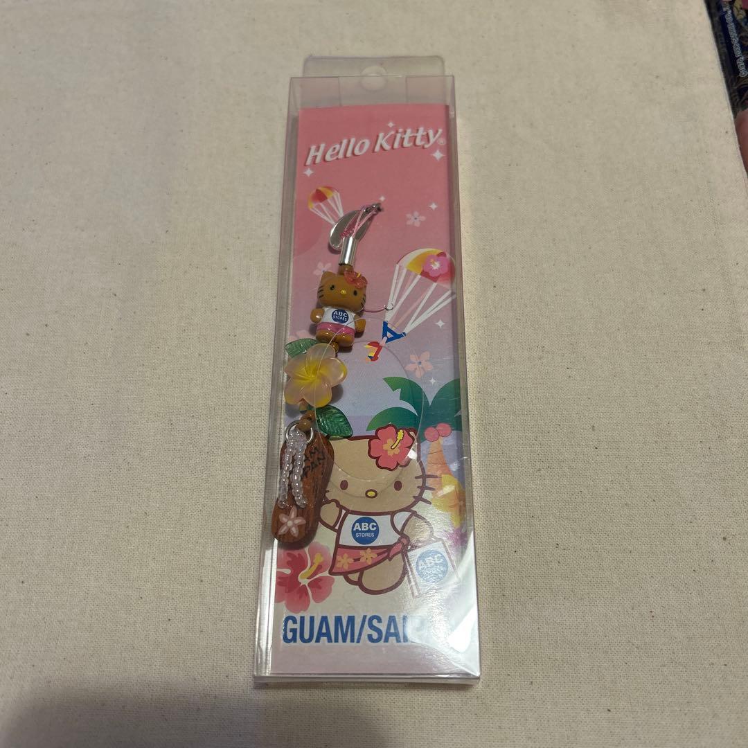 サンリオ ハローキティ ご当地キティ グアム ストラップ 日焼けキティ
