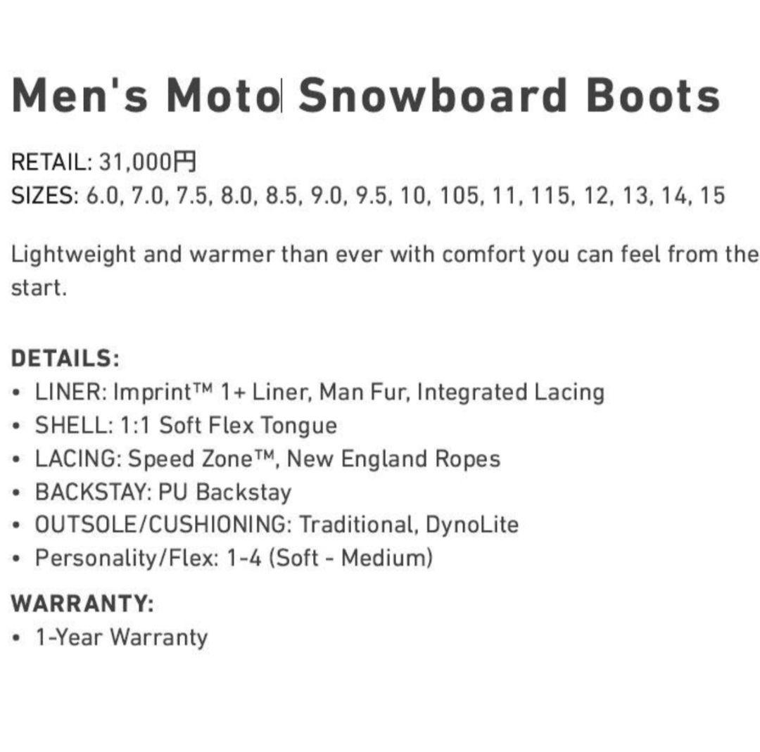 スノーボードブランドブーツ メンズ BURTON /MOTO 27cm