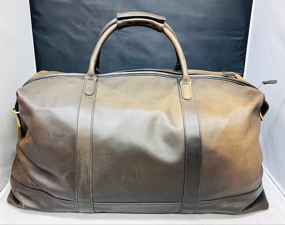 OLD COACH コーチ グラブタンレザー ボストンバッグ ドイツフック