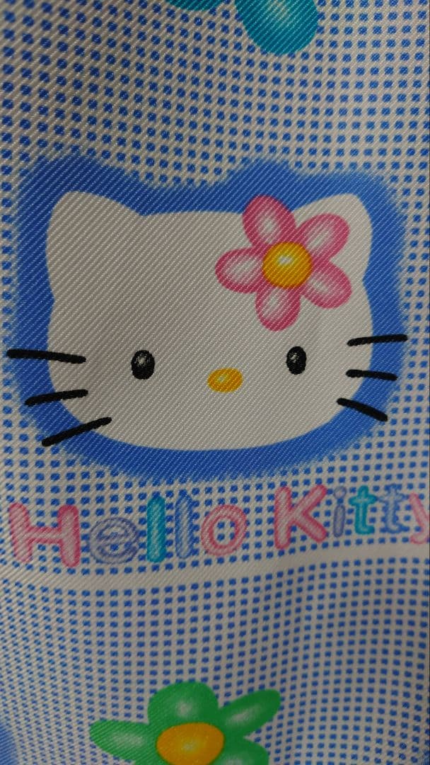 難有 当時物 ハローキティ カーテン タッセル カオハナ 2000