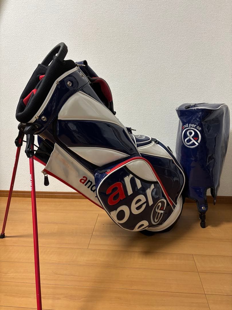 アンパスィ and per se スタンドキャディバッグ 限定品 ユニセックス