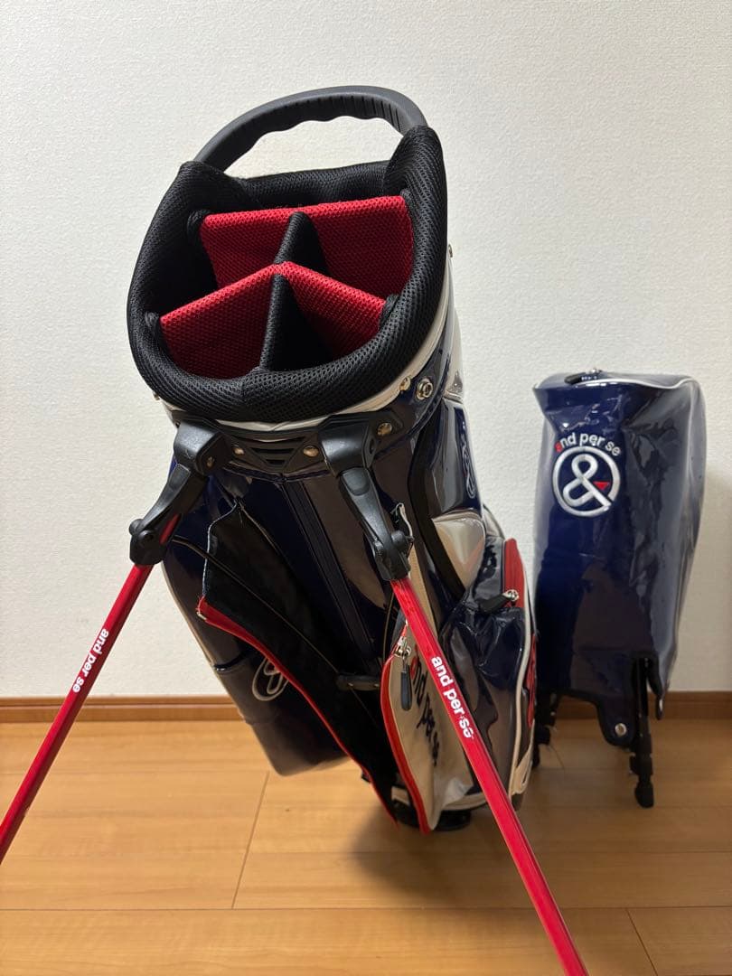 アンパスィ and per se スタンドキャディバッグ 限定品 ユニセックス