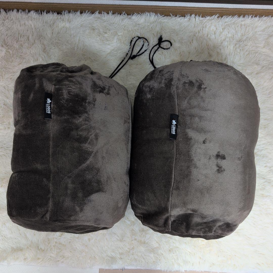 LOGOS ロゴス　丸洗いソフトタッチシュラフ 2個 ブラウン 寝袋