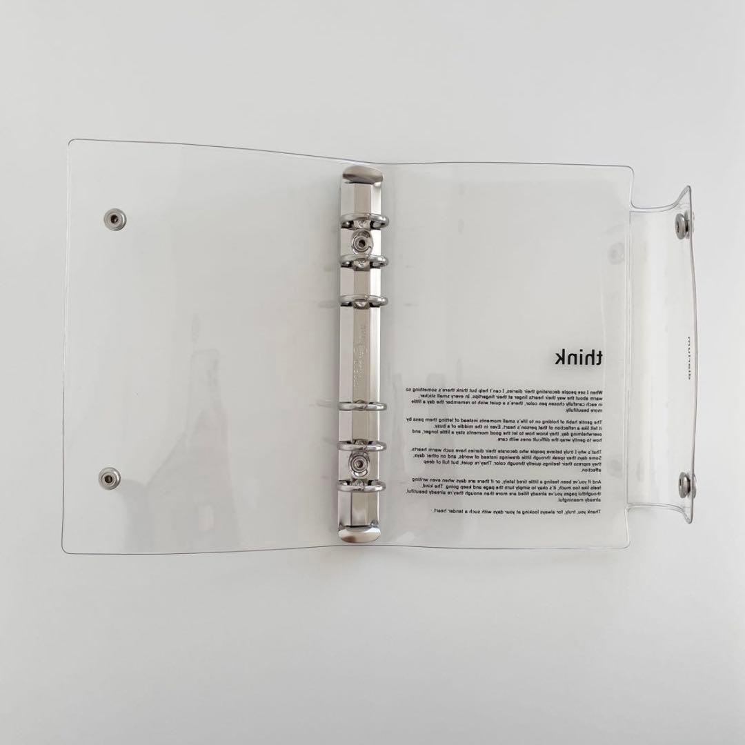 早い者勝　韓国　貯金　バインダー　カバー　A6 diarium No.1-1