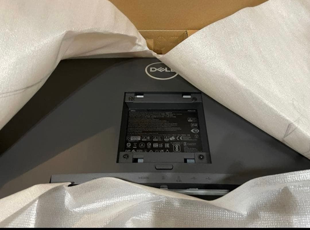 DELL34インチ P3421Wウルトラワイド曲面モニター美品　usb-c
