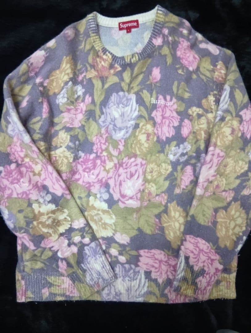 Supreme 花柄 sweater