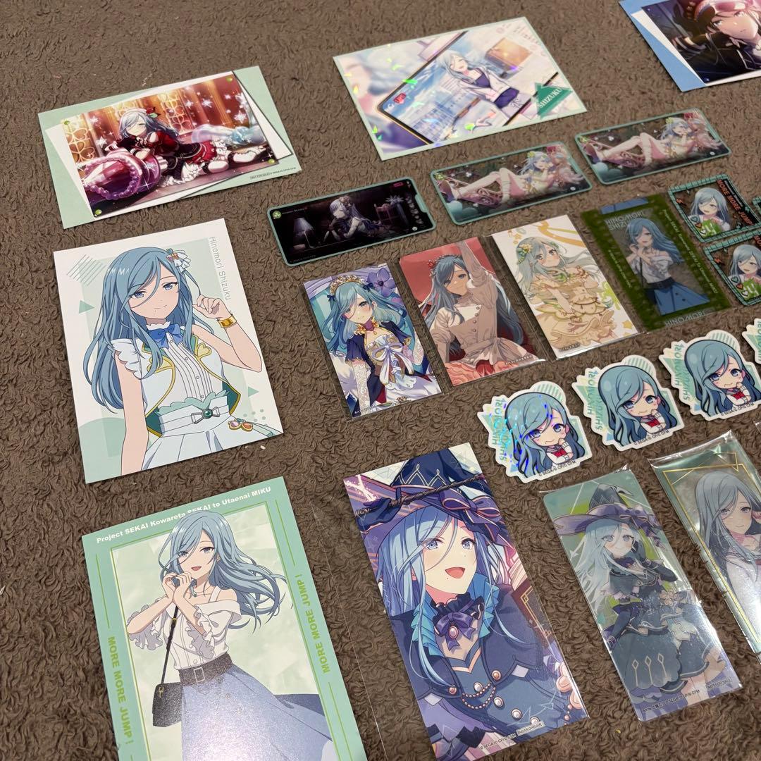 非売品有 プロセカ モアジャン 日野森雫 グッズ エピカ ぱしゃこれ 缶バッジ他