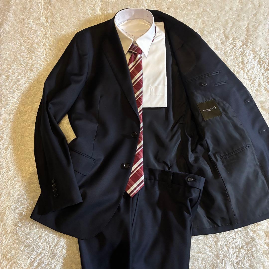 ✨最高級✨ MACKINTOSH LONDON スーツ　セットアップ　ネイビー
