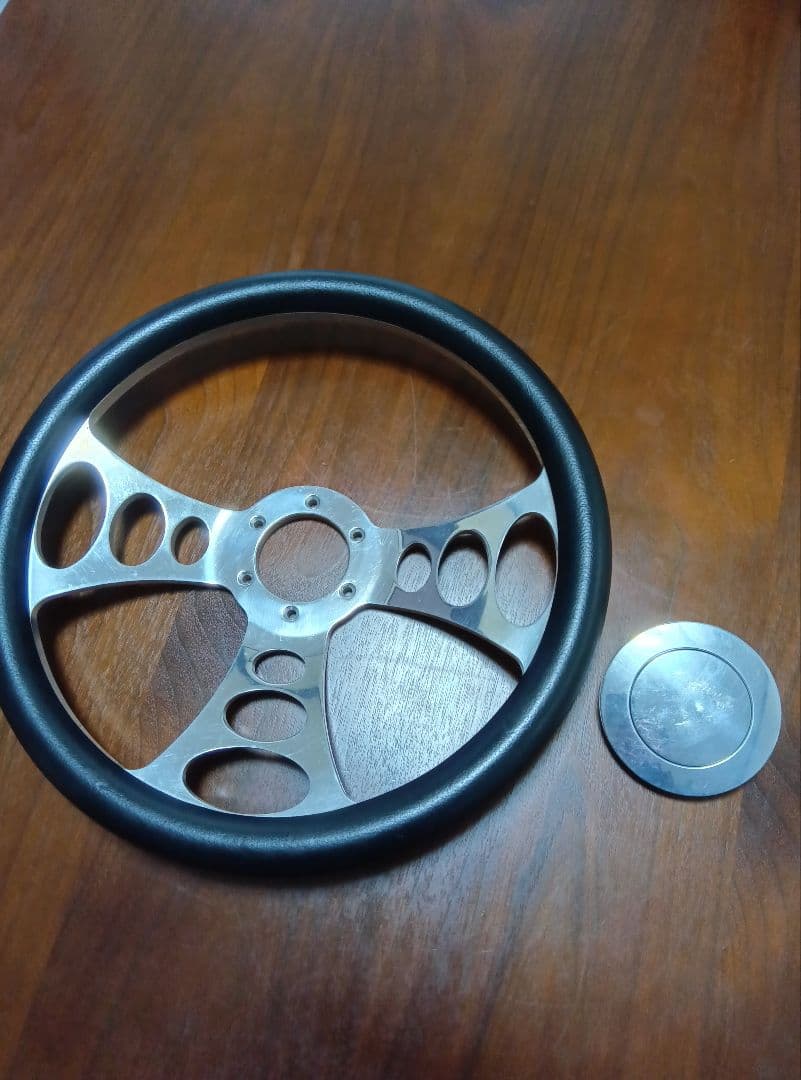 ビレット風　カスタム　ステアリングホイール　ハンドル