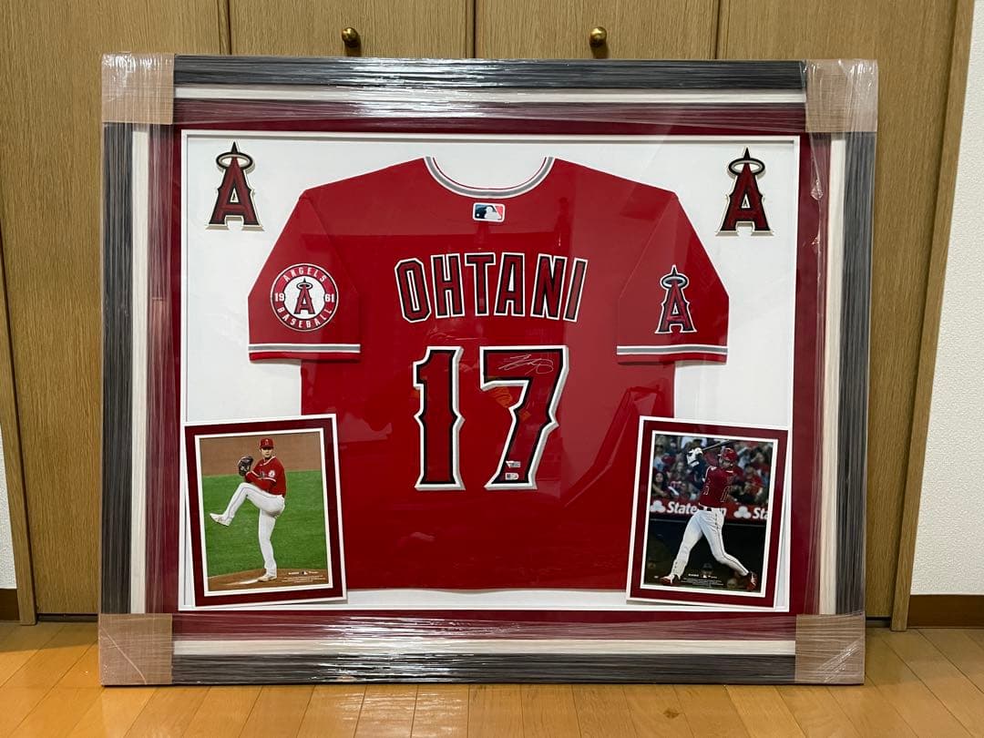 大谷翔平 サイン入りジャージ フレーム付き