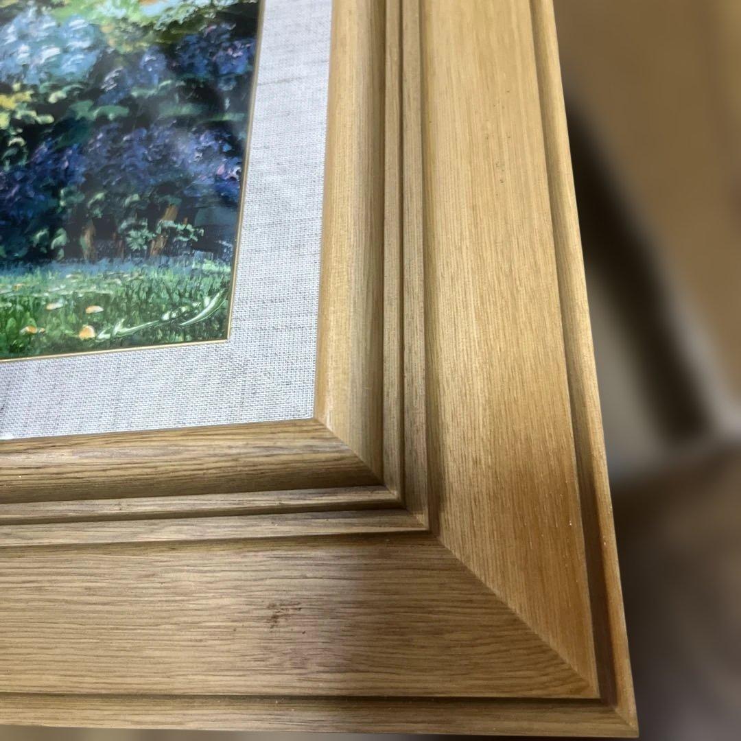 桜木稔　油彩画　ライラック