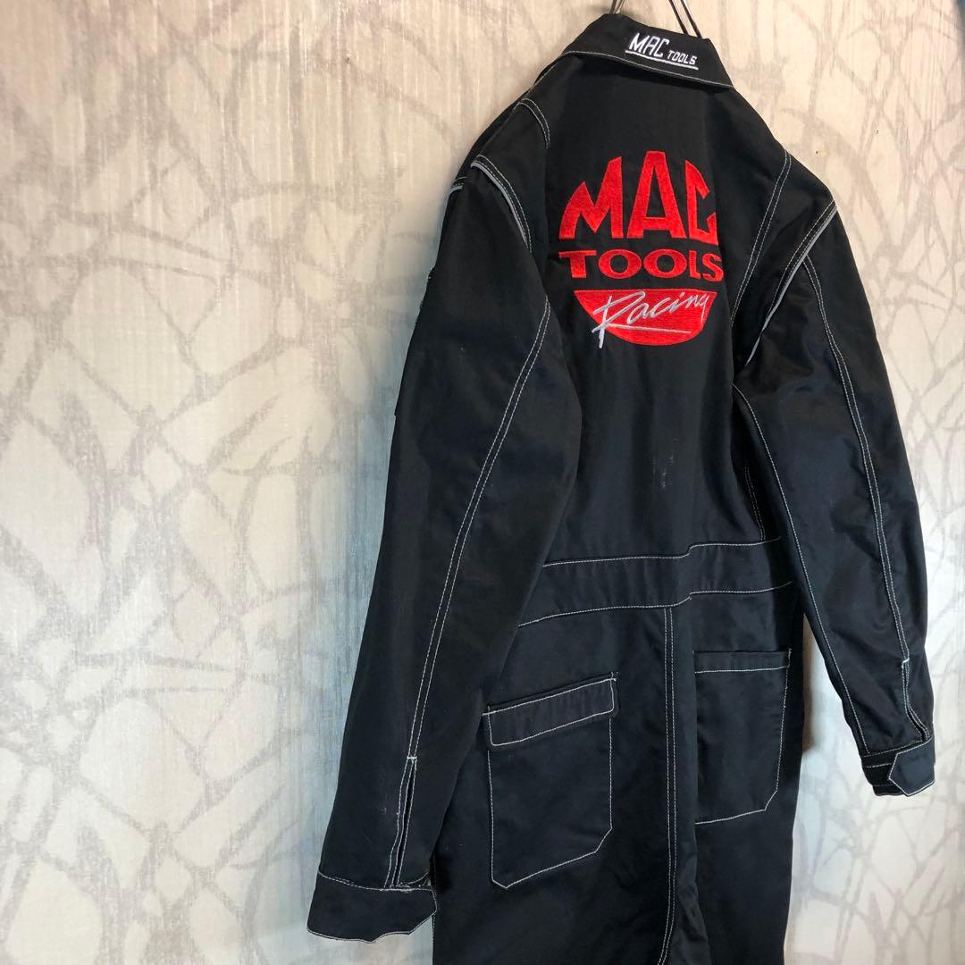 マックツール　MAC TOOLS ブラックオーバーオール　つなぎ　R