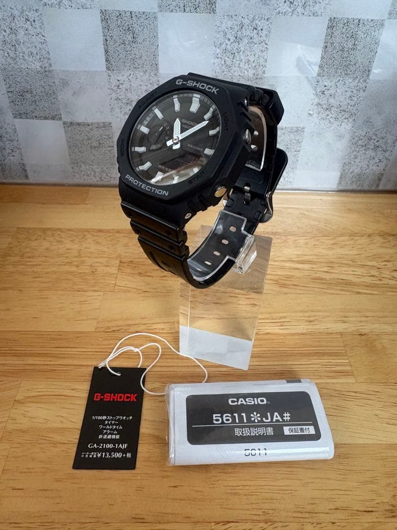 k*0様 【300円〜】CASIO G-SHOCK GA-2100ブラック稼働品